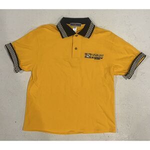 Vintage Mizzou Tigers Quarterback Club Columbia Polo Shirt Mens S Yellow‎ Black